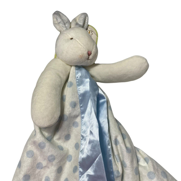 Bunnies by the Bay Lovey NEW Security Blanket Plush Stuffed Rabbit Carrots Baby - Picture 2 of 12